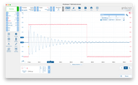 oscilloscope output with metal present